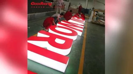 Starke, riesige Werbekanäle für den Außenbereich, rostfreie 3D-Buchstabenschilder